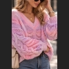 Pastelowy sweter z efektem ombre